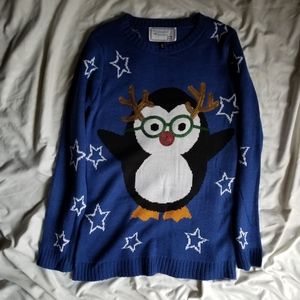 With Love Derek Penguin Sweater